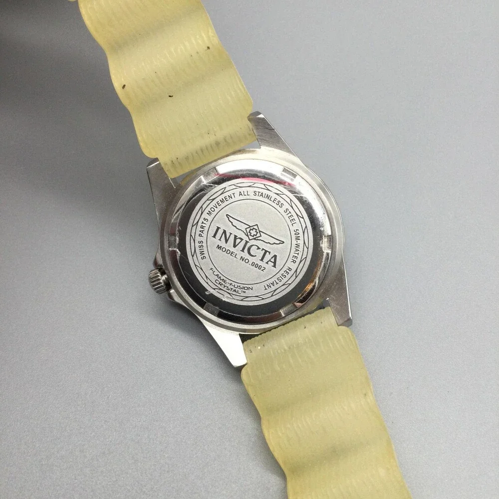 Invicta Stainless Steel Women's Watch with Yellow Dial and Strap - Picture 10 of 12